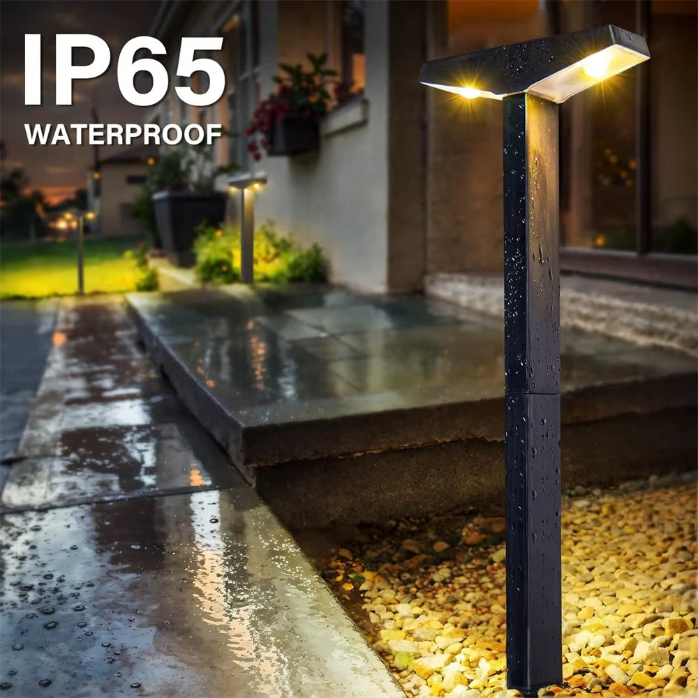 1/4 Pack Solar Pathway Lights Outdoor Solar Lights IP65 Waterproof Garden Lights Solar Lamp Outdoor Landscape Lamps for Lawn