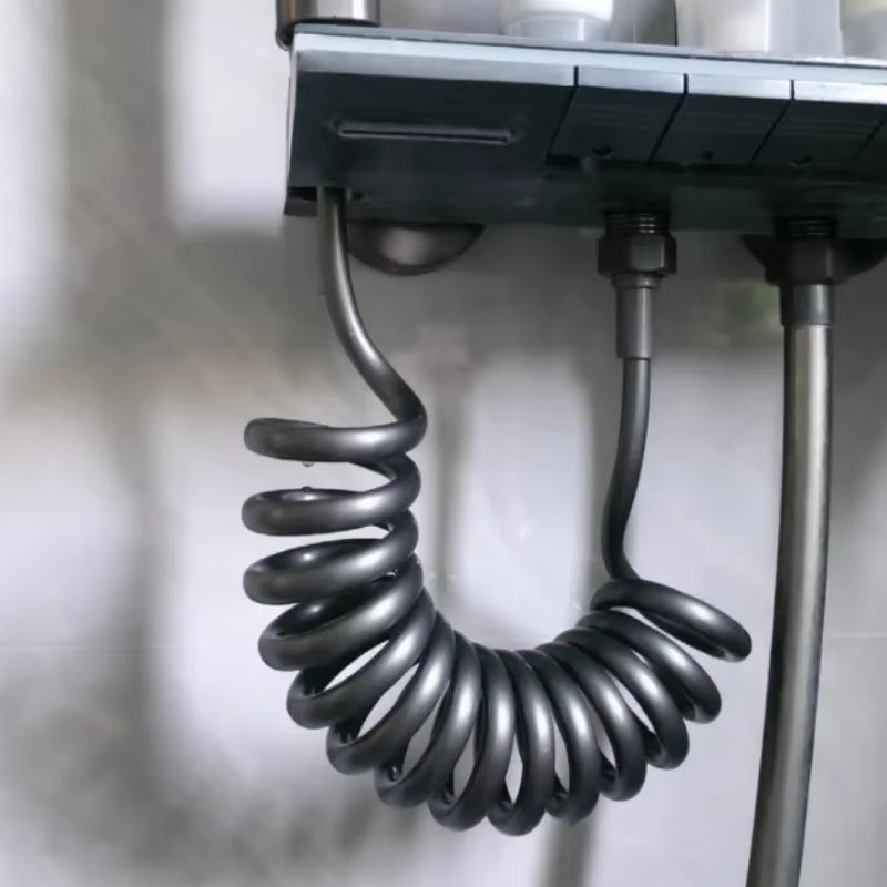 Premium Spring Shower Hoses (2/3/5M) - for Toilet & Bidet Sprayer, Soft Telephone Line Hoses (Anti-Kink, Long-Lasting)