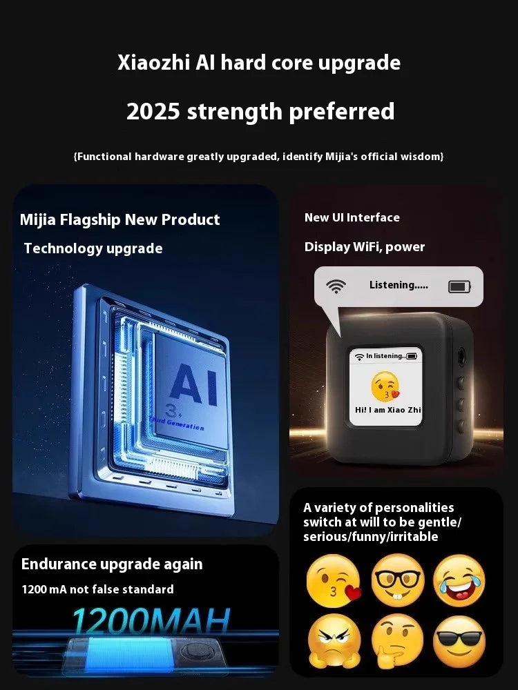 Xiao Zhi Intelligent Robot With Screen Ai Robot Support Deepseek Mini Esp32 Personalized Custom Robot Expression Electronic Pet