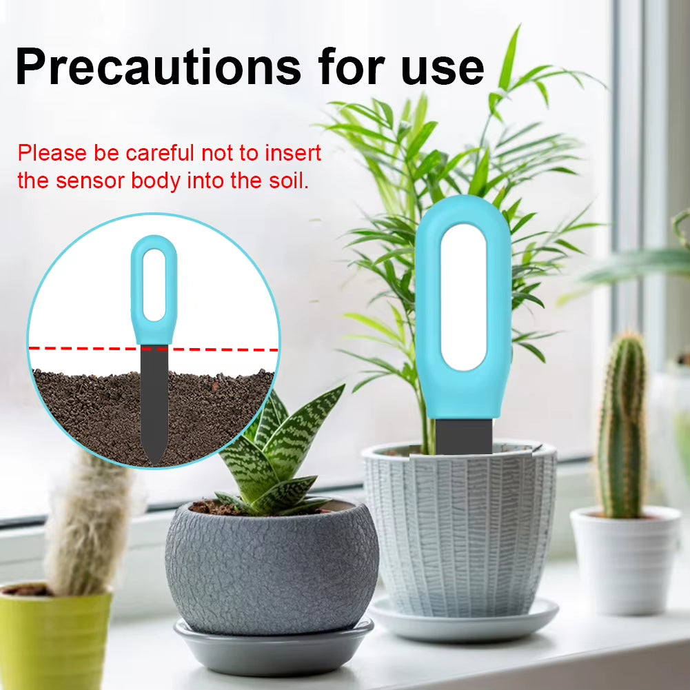 Tuya Smart Zigbee Soil Tester Temperature and Humidity Meter Waterproof Thermohygrometer Garden Automation Irrigation Detecto
