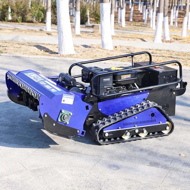 Customized Chinese Factory Hot zero Turn 800 Cut Automatic Remote Control Crawler Lawn Flail Mower with Parts