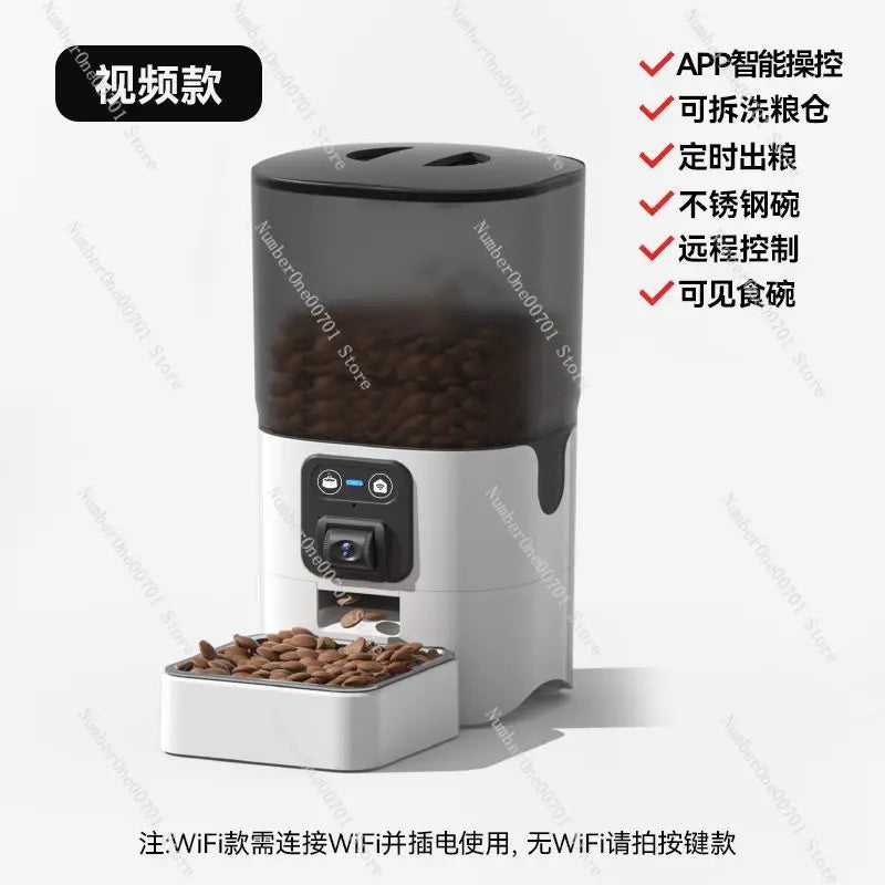 Automatic Pet Feeder for Cats and Dogs, Smart Timed and Quantitative Feeder, Cat and Dog Food Dispenser