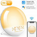 Sunrise Alarm Clock Smart Wake up Light 7 Colors 20 Brightness Digital